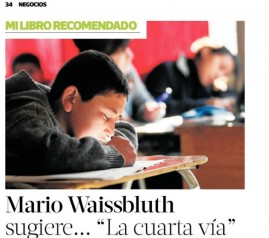 comentario Mario Waissbluth - Mi libro recomendado La Tercera