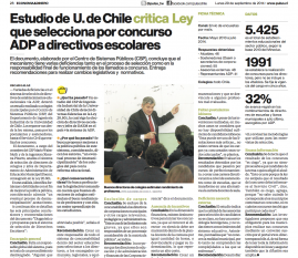 estudio directivos escolares - articulo Pulso