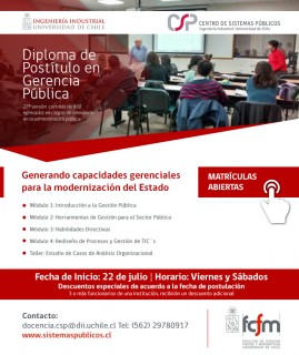 afiche Diploma Gerencia Publica