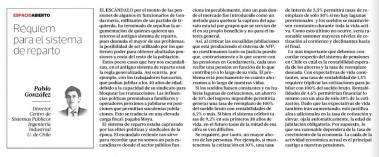 columna Pablo Gonzalez - La Tercera